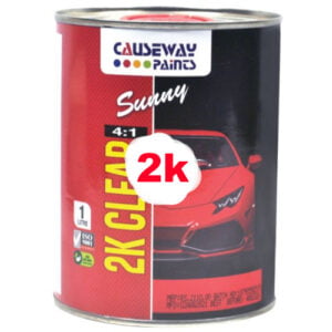 2K 4:1 Clear Coat Sunny