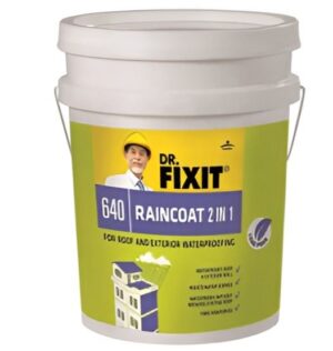 Brilliant White 2in1 Waterproofing Paint Dr.FixIt 640 Raincoat